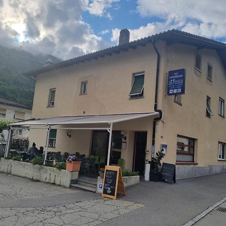Ristorante Pizzeria Al Posta, Con Alogio Hotel Malvaglia Exterior foto