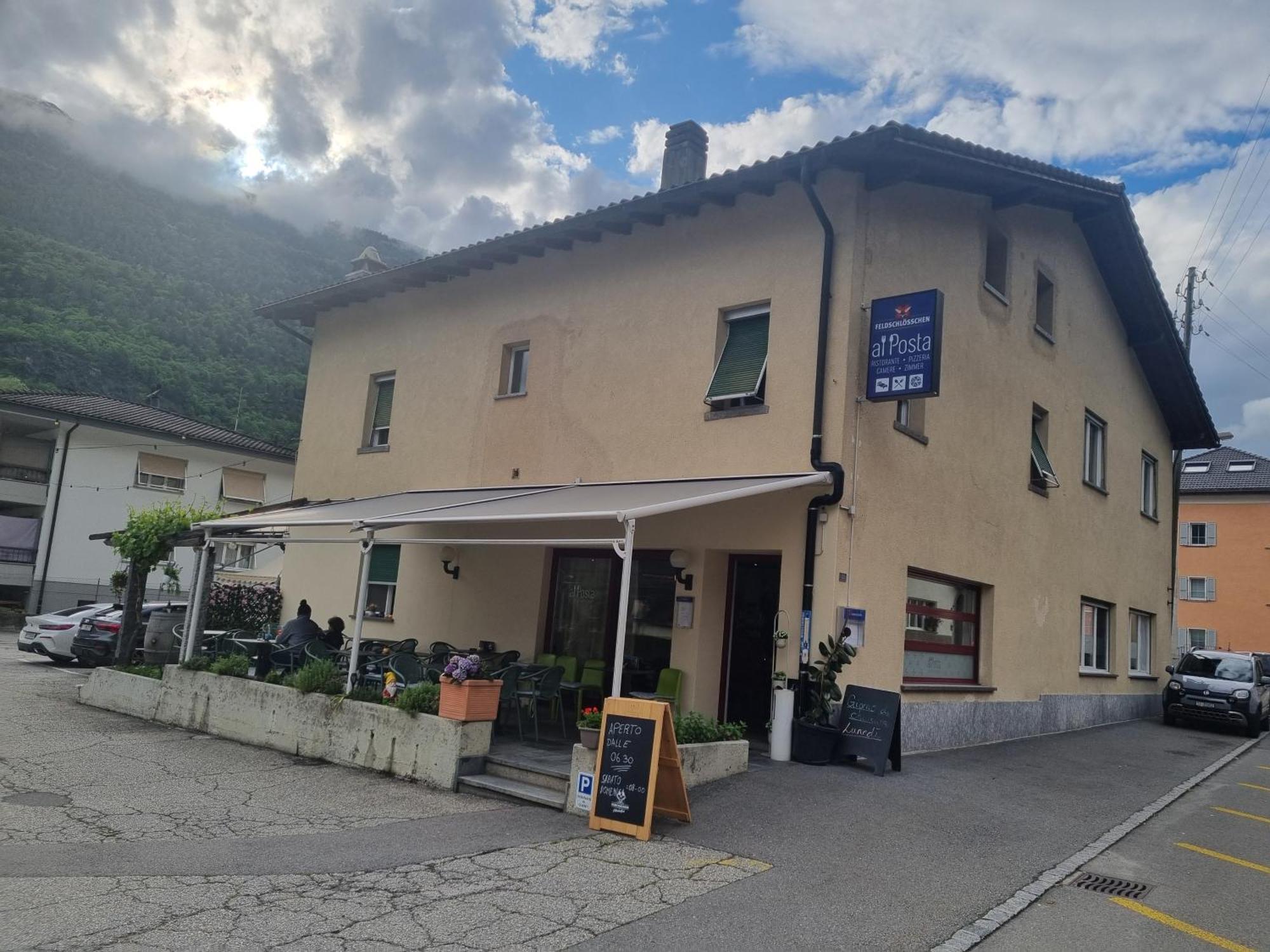 Ristorante Pizzeria Al Posta, Con Alogio Hotel Malvaglia Exterior foto